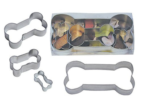 R & M Dog Bone 4 Piece Cookie Cutter Set